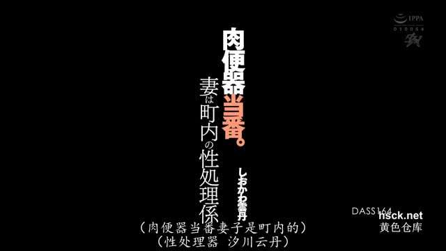 DASS-164 肉便器专门-汐川云丹详情介绍【中文字幕】 DASS-164 肉便器专门-汐川云丹详情介绍【中文字幕】