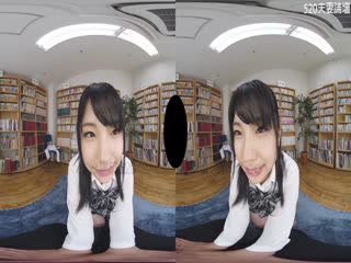 #LRVR3D MMVRSP-001 学園1の超美脚黒髪美少女高杉麻里ちゃんと図書室 海报