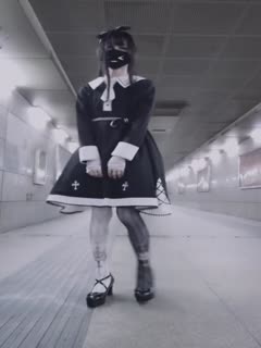 国产CD系列伪娘曦曦穿着哥特软妹服在夜晚的地下通道里自慰高潮 海报