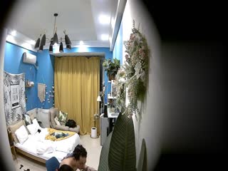 360摄像头偷拍万达酒店公寓辫子型男约炮短裙大学生女友开房过夜激情 海报